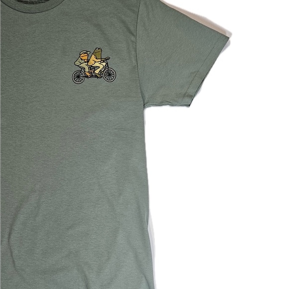 Frog & Toad Kite T-Shirt Mens Small Mint Green Graphic Tee Retro Book Cartoon - Picture 5 of 6